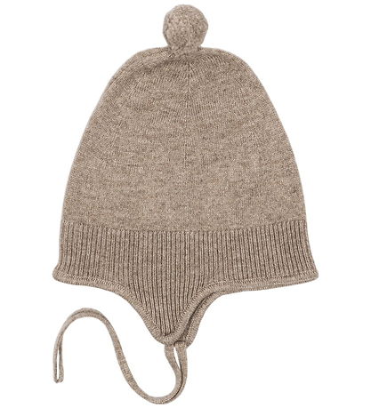 Konges Sløjd Beanie - Wool - Knitted - Mattou - Light Brown