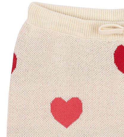 Konges Sløjd Trousers - Knitted - Lapis - Coeur Coloré Duo Pink