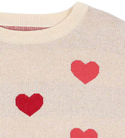 Konges Sløjd Blouse - Knitted - Lapis - Coeur Coloré Duo Pink