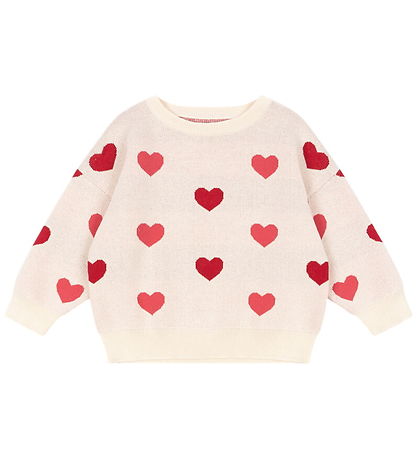 Konges Sløjd Blouse - Knitted - Lapis - Coeur Coloré Duo Pink