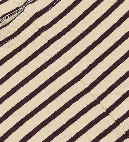 Leggings Petit Piao - Rib - Modal - Dark Grape/Off White
