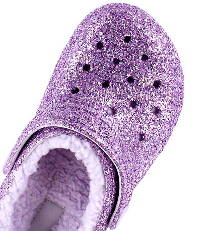 Crocs Sandalen - Clsc Lined Chunky Glitter - Purple Moon