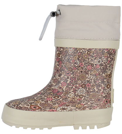 Wheat Thermo Boots - Rose Dust Flowers