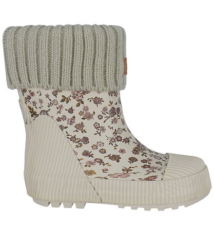 Wheat Thermo Boots - Wader - Rose Flowers