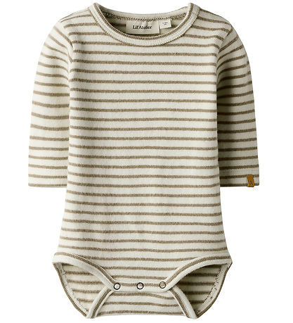 Lil' Atelier Bodysuit - Slim - NbmThoro - Turtledove/Sepia Tint