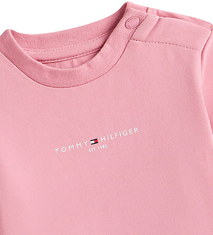 Tommy Hilfiger Bluse - Mini Corp Graphic - Mystic Pink