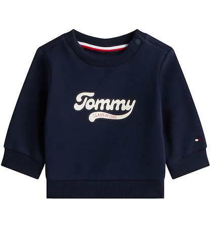 Tommy Hilfiger Sweatset - Grafik - Dark Natt Blue