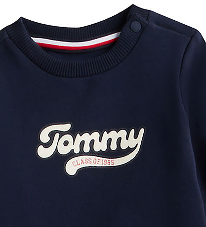 Tommy Hilfiger Sweatset - Grafik - Dark Natt Blue