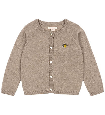 Konges Sløjd Cardigan - Wool - Knitted - Mattou - Light Brown