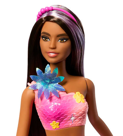 Barbie Doll - Blooming Magic Black Mermaid Doll