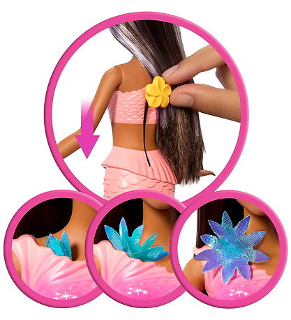 Barbie Doll - Blooming Magic Black Mermaid Doll