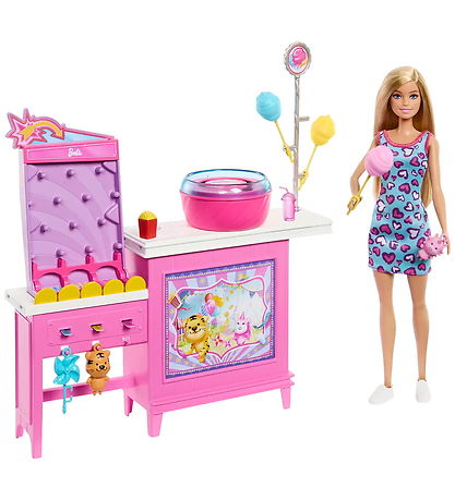 Barbie Doll - Mysteries Cotton Candy & Games Playset