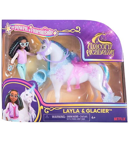 Unicorn Academy Spielfiguren - 13,5 cm - Layla & Glacier