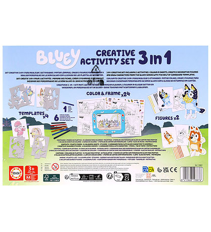 Educa Kreatives Spielset - 3 in 1 Bluey Kreatives Aktivitätsset