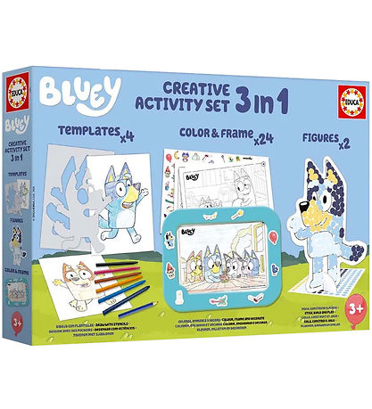 Educa Kreatives Spielset - 3 in 1 Bluey Kreatives Aktivitätsset
