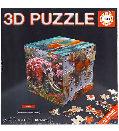 Educa 3D Puzzlespiel - 216 Teile - Würfelwunder
