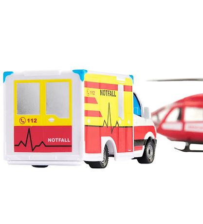 Siku Mercedes-Benz Rescue Van & Helicopter - 1748