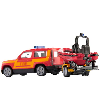 Siku Car w. Boat - Land Rover Defender w. Boat - 1608