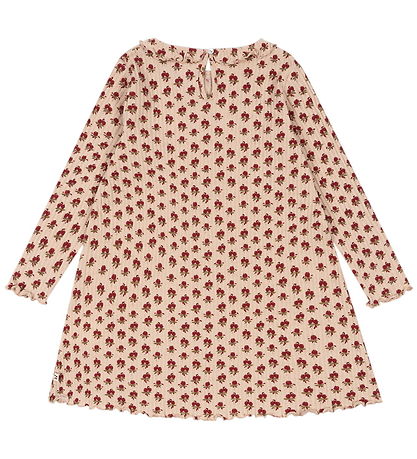 Konges Sløjd Dress - Rib - Nia - Ruby Rose w. Pointelle