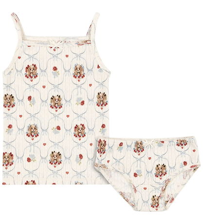Konges Sløjd Underwear - Rib - Minnie - Puppy w. Pointelle