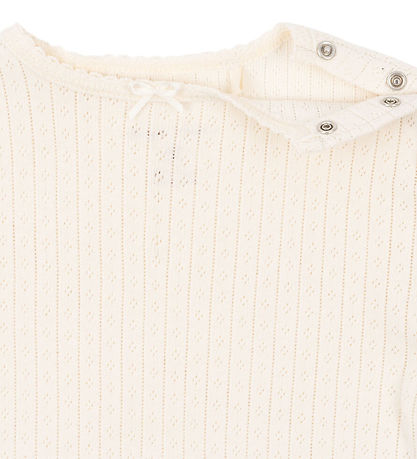 Konges Sløjd Body l/ä - Rib - Minnie - Antique White