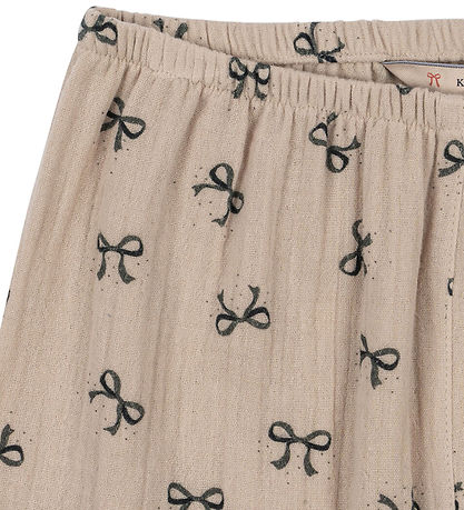 Konges Sløjd Hosen - Musselin - Coco - Bow Magnet