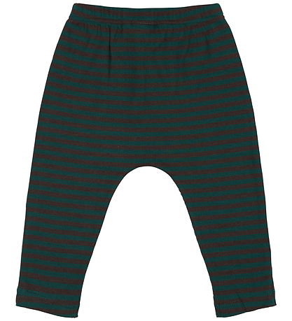 Petit Piao Trousers - Rib - Modal - Dark Sea/Coffee Bean