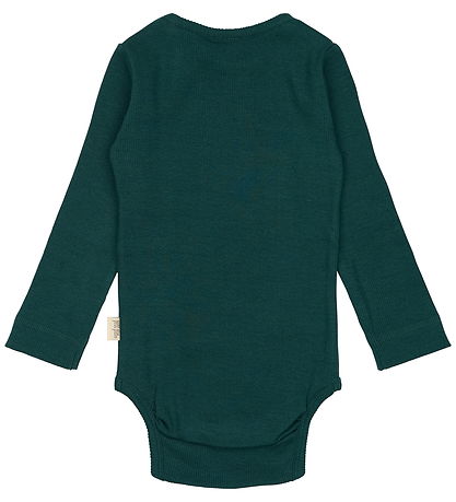 Petit Piao Romper l/s - Rib - Modaal - Dark Sea