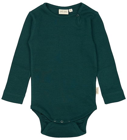 Petit Piao Romper l/s - Rib - Modaal - Dark Sea