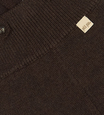 Petit Piao Broek m. Bretellen - PPDay - Gebreid - Koffieboon
