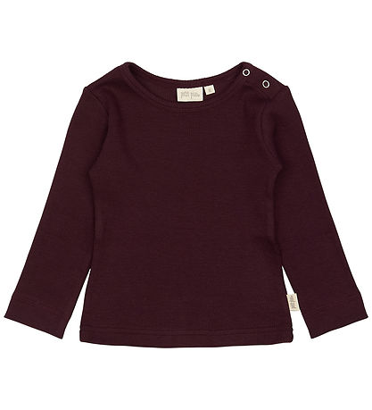 Petit Piao Blouse - Rib - Modal - Dark Grape