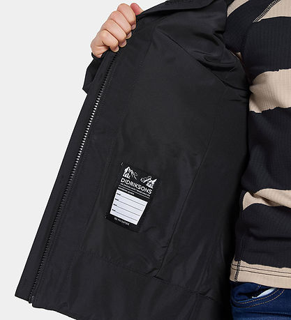 Didriksons Winter Coat - Silk cat - Black