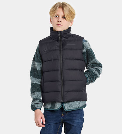 Didriksons Puffer Vest - Kilo - Black