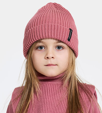 Didriksons Beanie - Knitted - Bus - Heather Pink