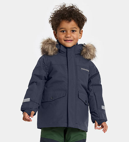 Didriksons Winter Coat - Bjarven - Navy