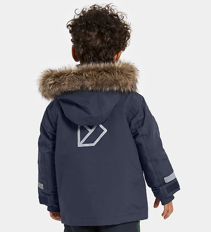 Didriksons Winter Coat - Bjarven - Navy