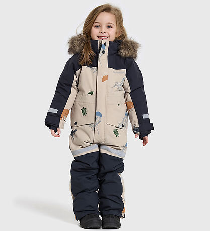 Didriksons Snowsuit - Bjärven - Winter Ocean Multi Reflex