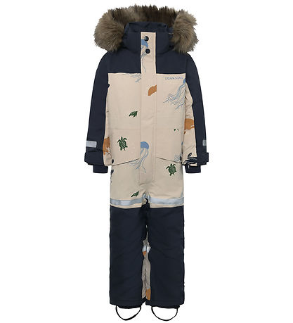 Didriksons Snowsuit - Bjärven - Winter Ocean Multi Reflex