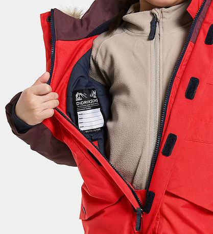 Didriksons Snowsuit - Bjärven - Pomme Red