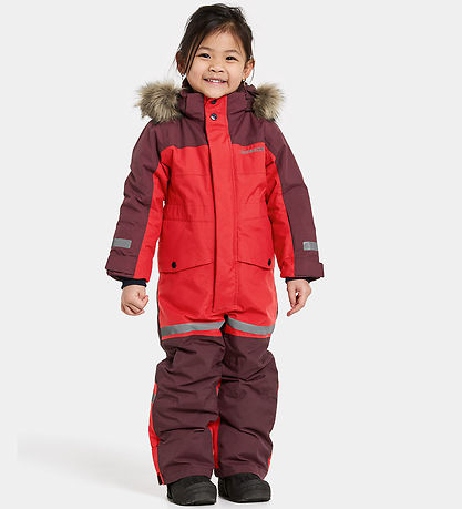 Didriksons Snowsuit - Bjärven - Pomme Red