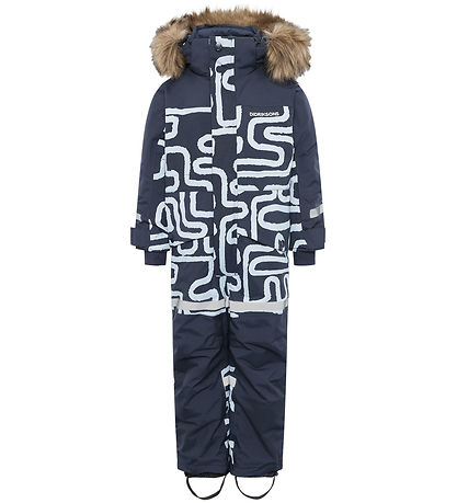 Didriksons Snowsuit - Bjärven - Path S Blue