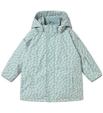 Tiny Cottons Winterjacke - Kirschen - Warm Grey