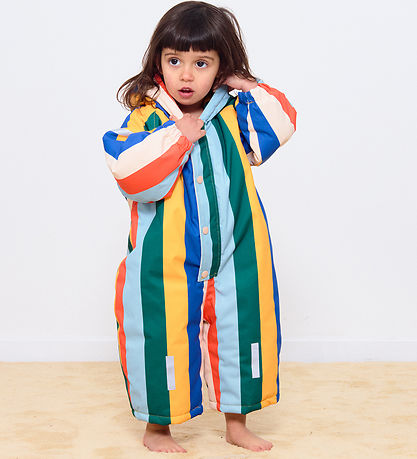 Tiny Cottons Snowsuit - Multicolour Stripes