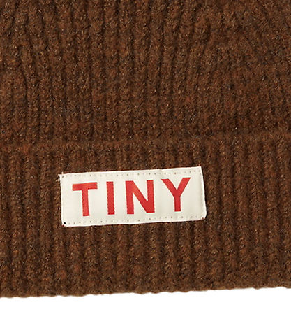 Tiny Cottons Beanie - Knitted - Solid - Dark Brown