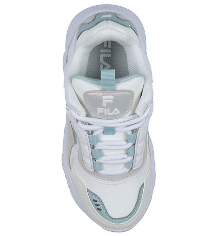 Fila Shoes - Collene Logo - White/Silver/Blue Haze