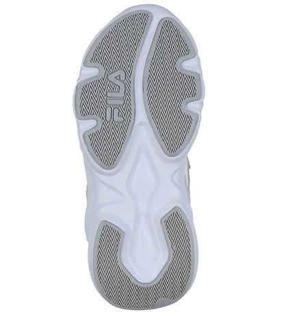 Fila Shoes - Collene Logo - White/Silver/Blue Haze