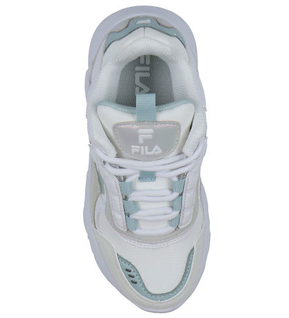 Fila Schuhe - Collene Logo - Weiß/Silber/Blue Haze