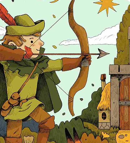 Djeco Jigsaw Puzzle - Robin Hood - 36 Bricks