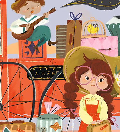 Djeco Jigsaw Puzzle - Mia's Journey - 36 Bricks