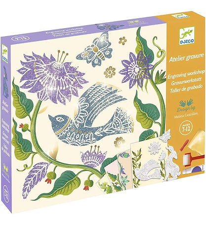 Djeco Creation Set - Atelier Aquarelle - Passionflower